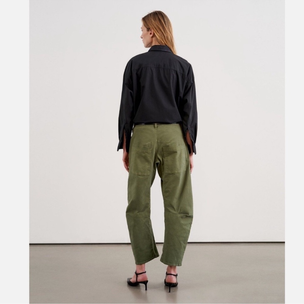 Nili Lotan Shon Army Green Pants 12